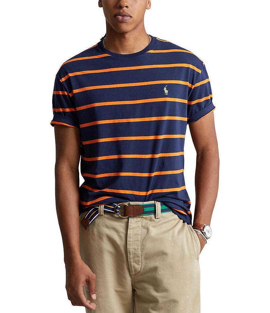 Polo Ralph Lauren Classic-Fit Stripe Jersey Short-Sleeve Tee