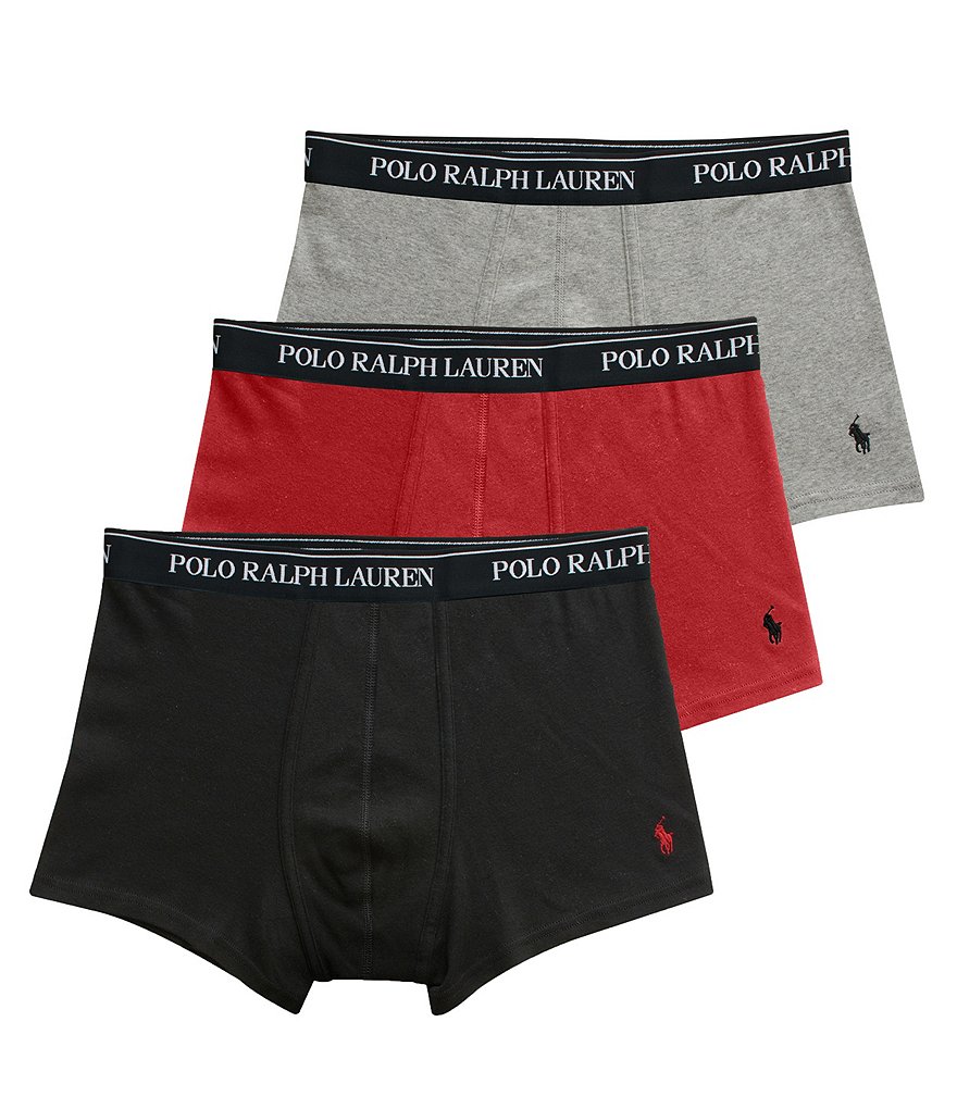Polo Ralph Lauren Mens 3-Pack Stretch Classic Fit Boxer Briefs S, M, L, XL