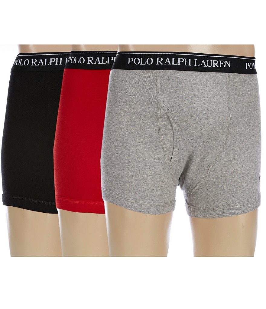 Polo Ralph LaurenClassic Fit Assorted Boxer Briefs 3-Pack