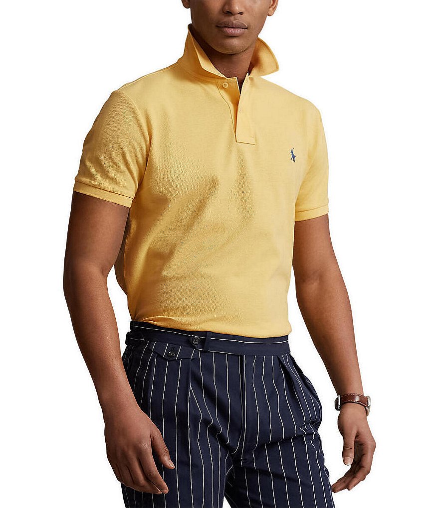 Polo Ralph Lauren Slim-Fit logo-embroidered Pima Cotton Polo Shirt - Men - Black Polo Shirts - XXL