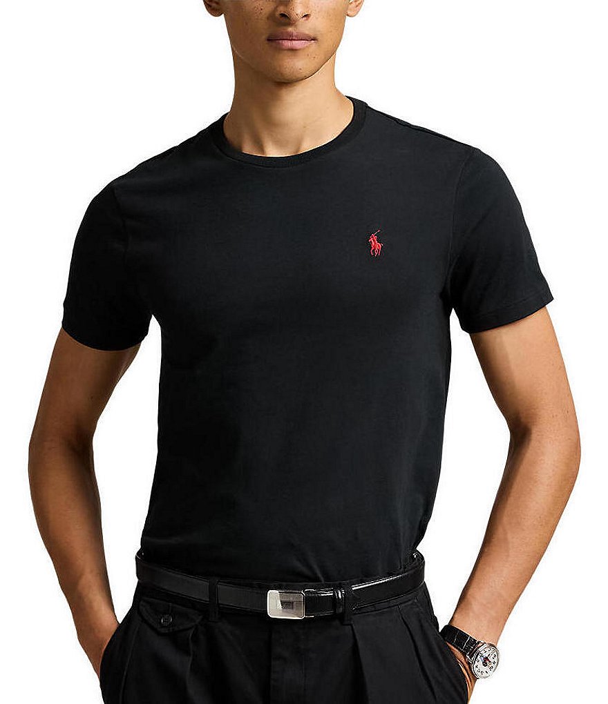 Polo Ralph Lauren Custom Slim-Fit Jersey Crewneck Short-Sleeve T