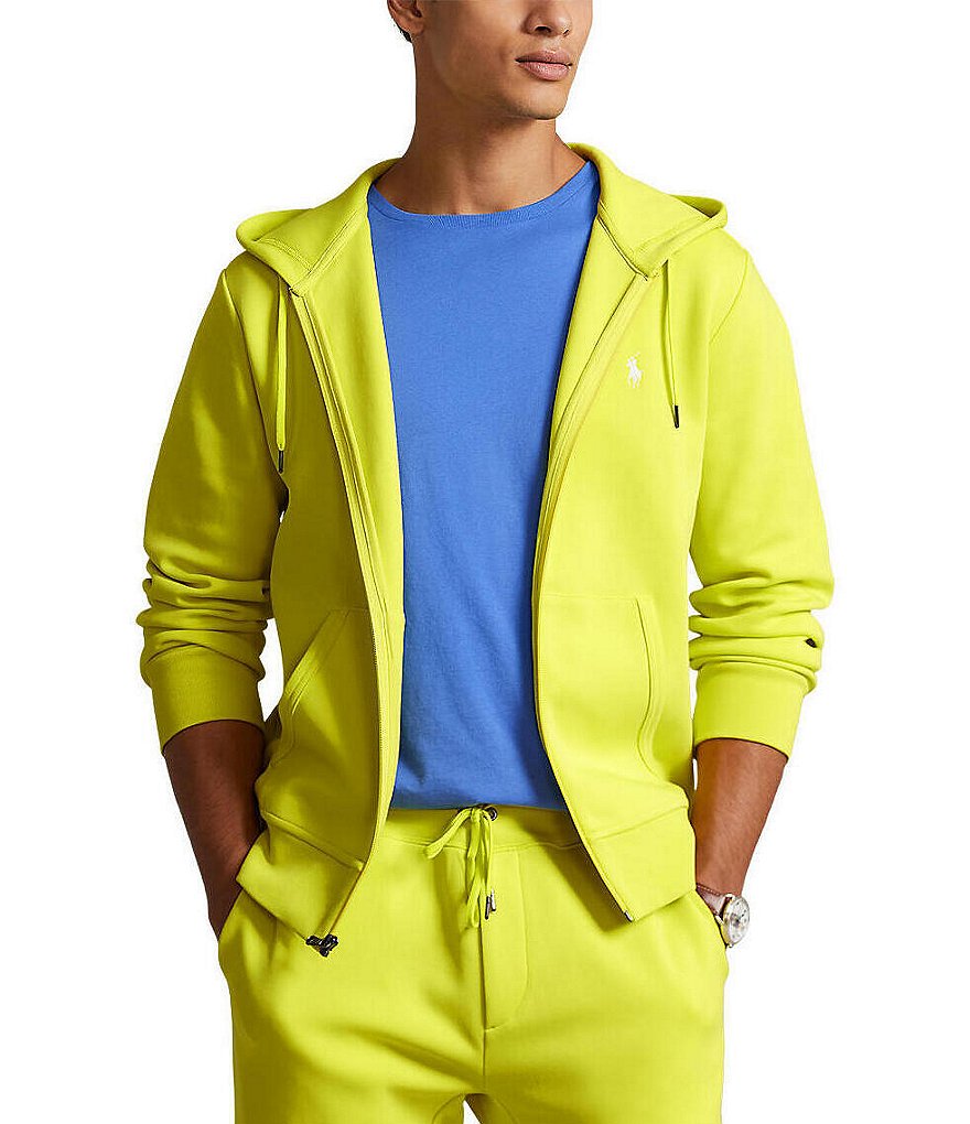 Polo Ralph Lauren Double-Knit Full-Zip Hoodie | Dillard's