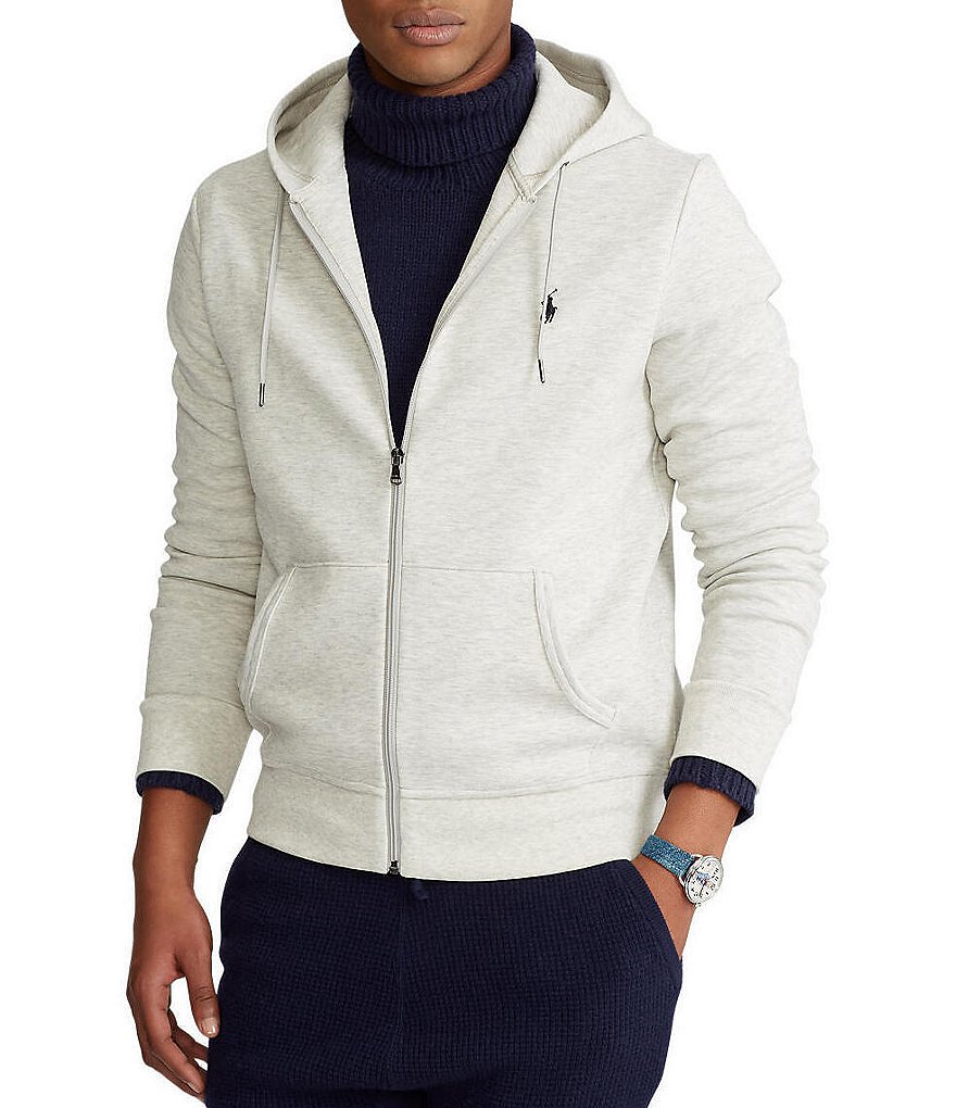 polo double knit hoodie