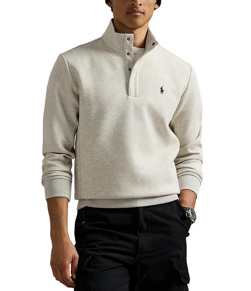 Polo Ralph Lauren Double-Knit Mockneck Pullover | Dillard's