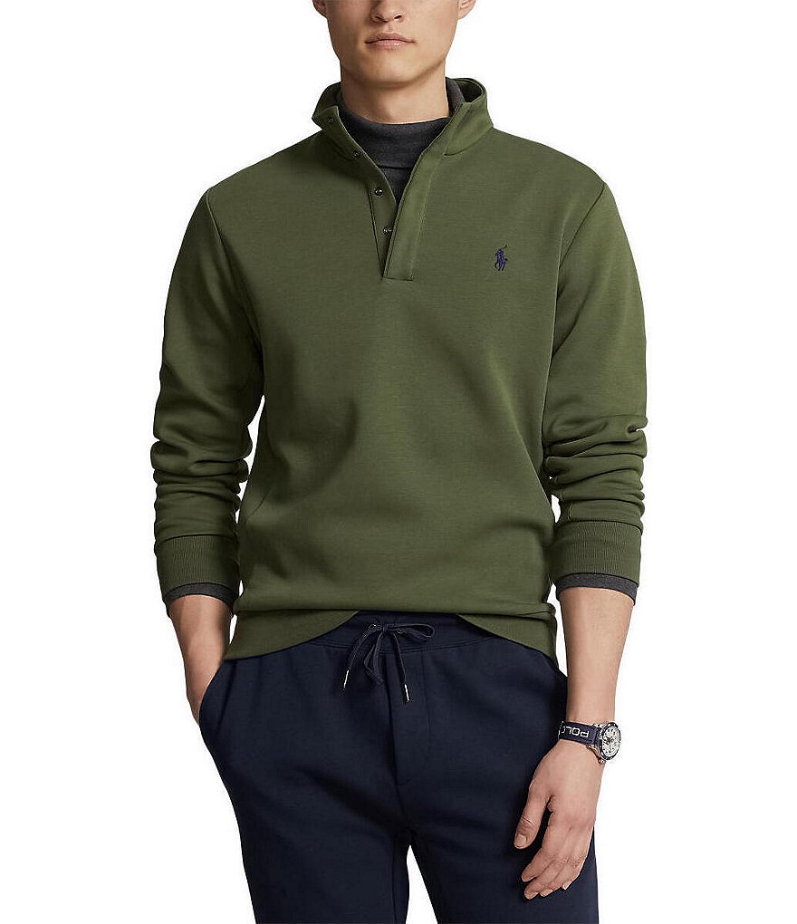 Polo ralph lauren online double knit mockneck pullover