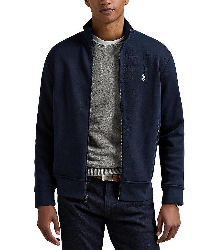『3年保証』 Polo Ralph Lauren Double-Knit Zip Front Track Jacket | Dillard's ジャケット・アウター