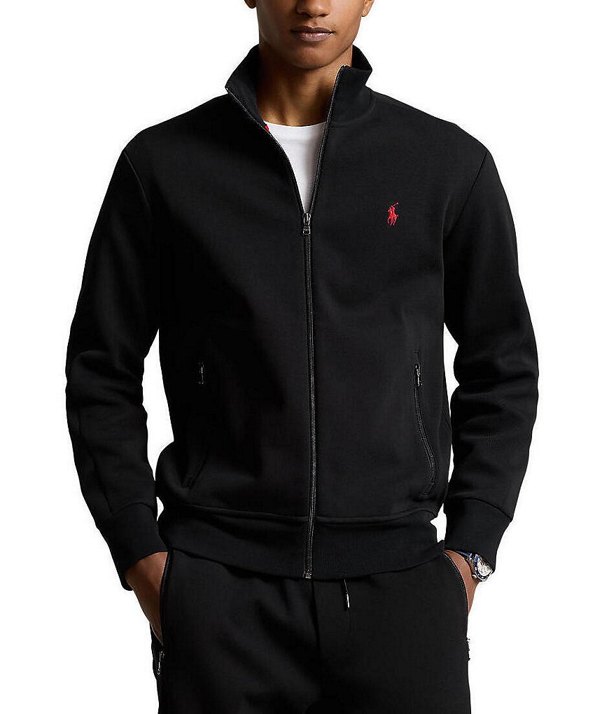 Polo Ralph Lauren Double-Knit Zip Front Track Jacket | Dillard's Polo Ralph Lauren Double-Knit Zip Front Track Jacket | Dillard's