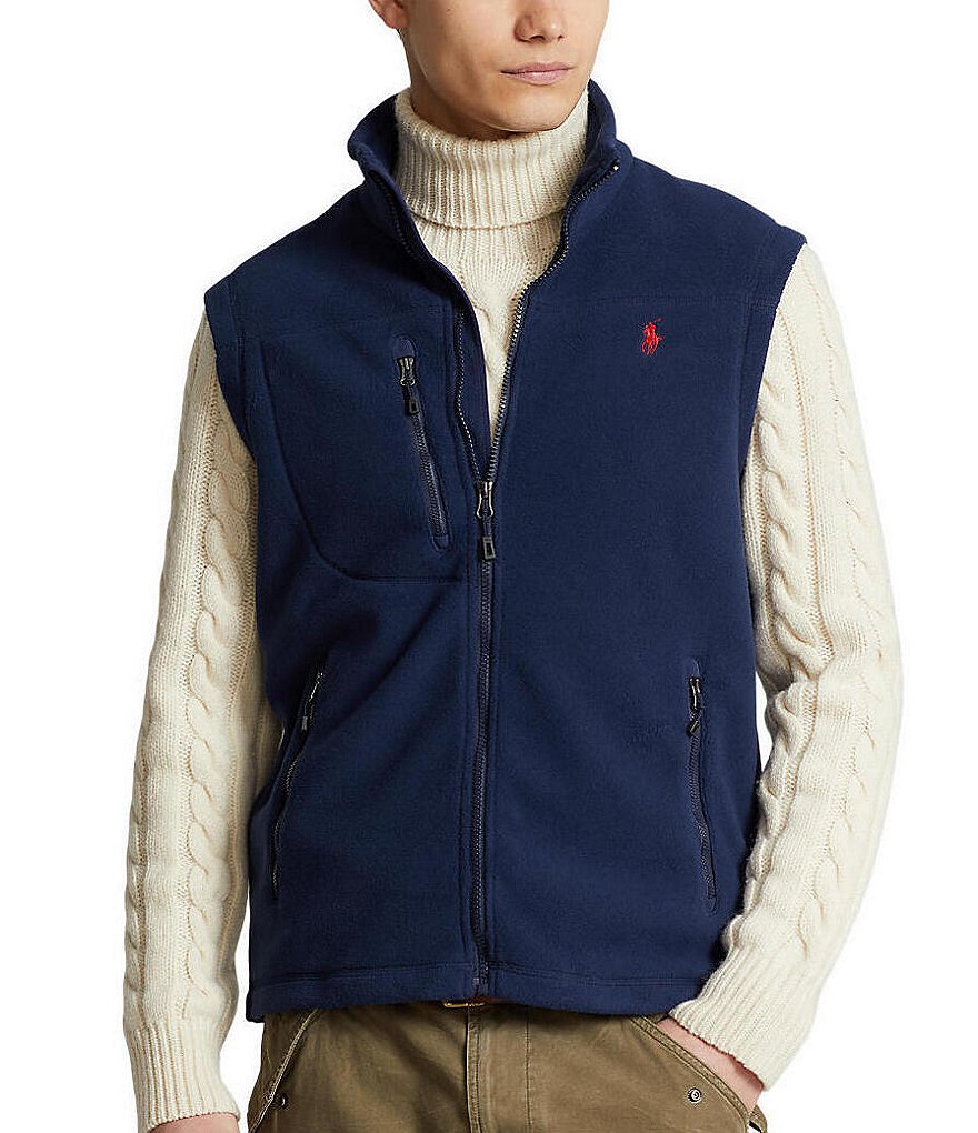 Polo Ralph Lauren Fleece Full-Zip Vest | Dillard's