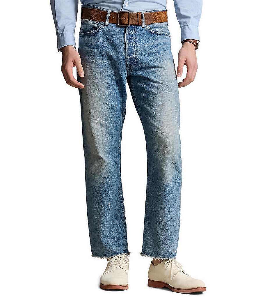 DENIM & SUPPLY Ralph Lauren Jeans Straight Flag Logo Men's W