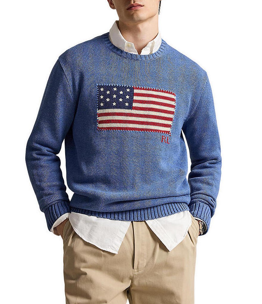 Polo Ralph Lauren Iconic Flag Sweater | Dillard's