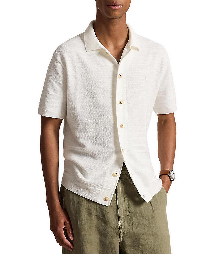 Polo Ralph Lauren Linen-Blend Woven Shirt | Dillard's