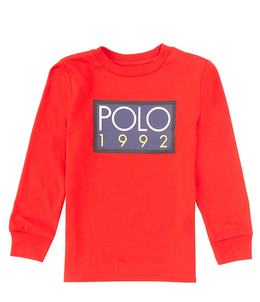 Polo Ralph Lauren Little Boys 2T-7 Long Sleeve Polo 1992 Jersey T