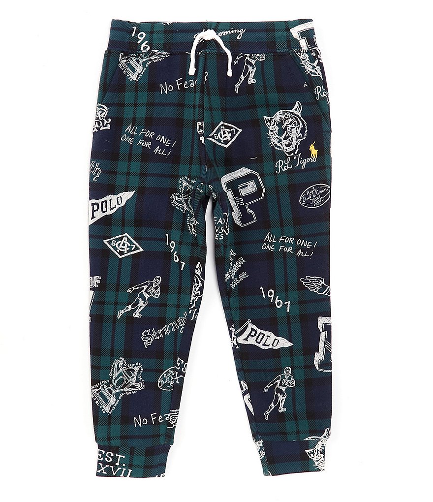 Polo patchwork fleece outlet jogger