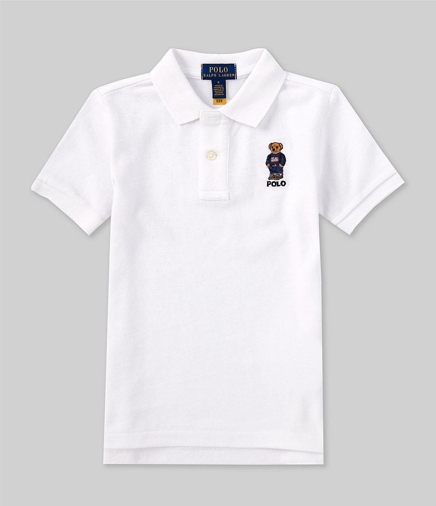 Polo Ralph Lauren Little Boys 2T-7 Short Sleeve U.S. Polo Bear 