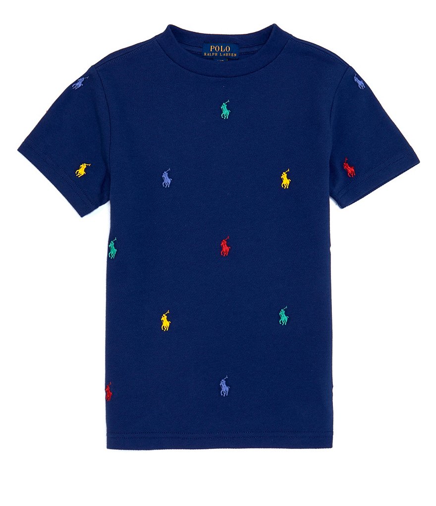 Polo Ralph Lauren Little Boys 2T-7 Short Sleeve Polo Pony Mesh Tee ...