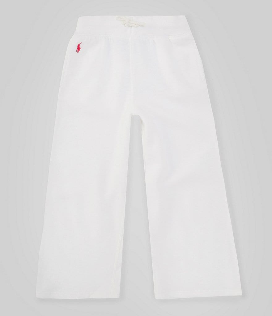 Polo Ralph Lauren Little Girls 2T-6X Wide-Leg Fleece Sweatpants | Dillard's