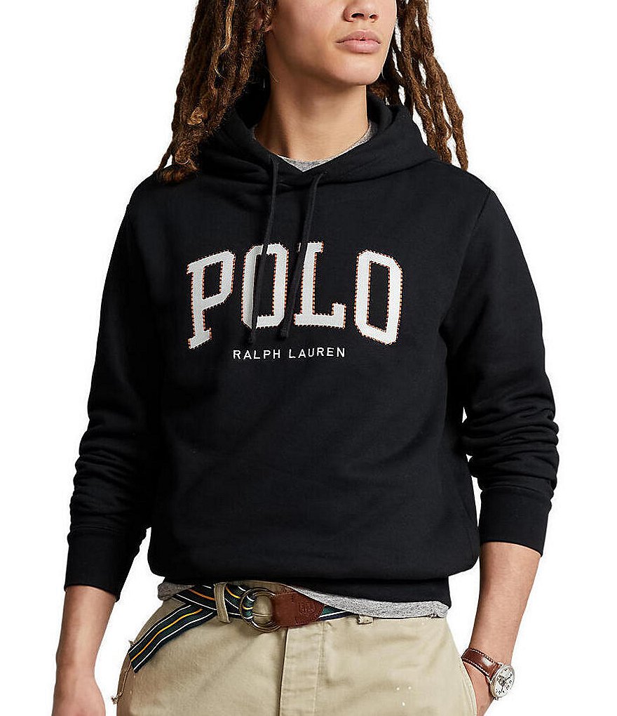 POLO RALPH LAUREN Logo-Embroidered Shell-Trimmed Fleece Jacket for