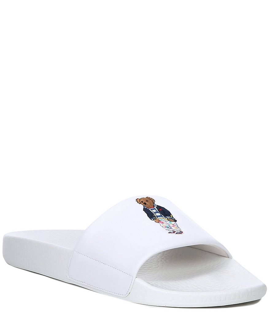 men's polo bear slides