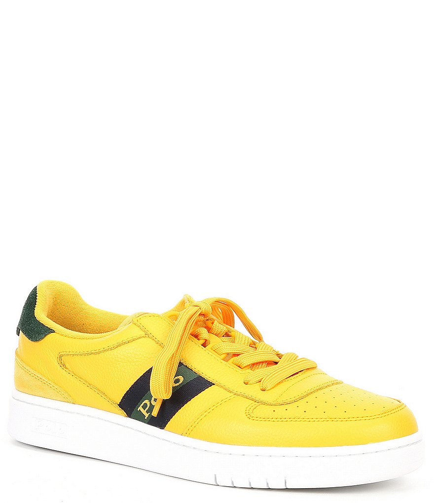 Polo Ralph Lauren Men's Polo Court Leather Low-Top Sneakers | Dillard's