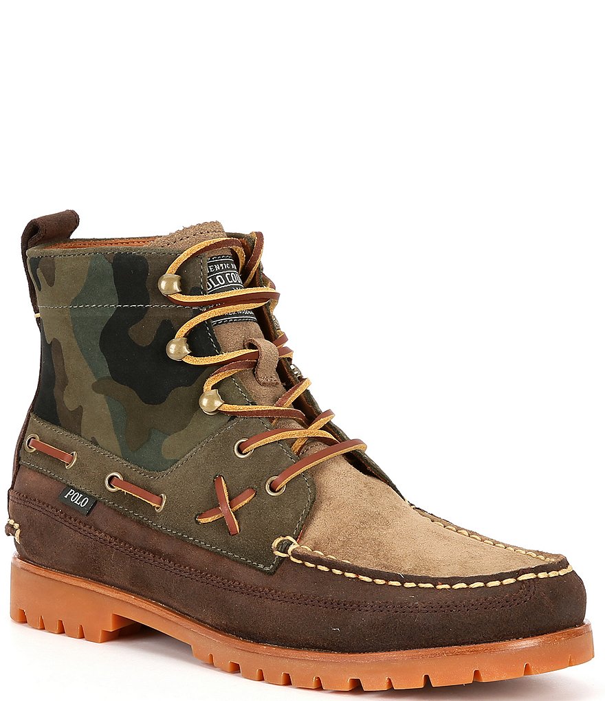 Ranger polo store tiger suede boot