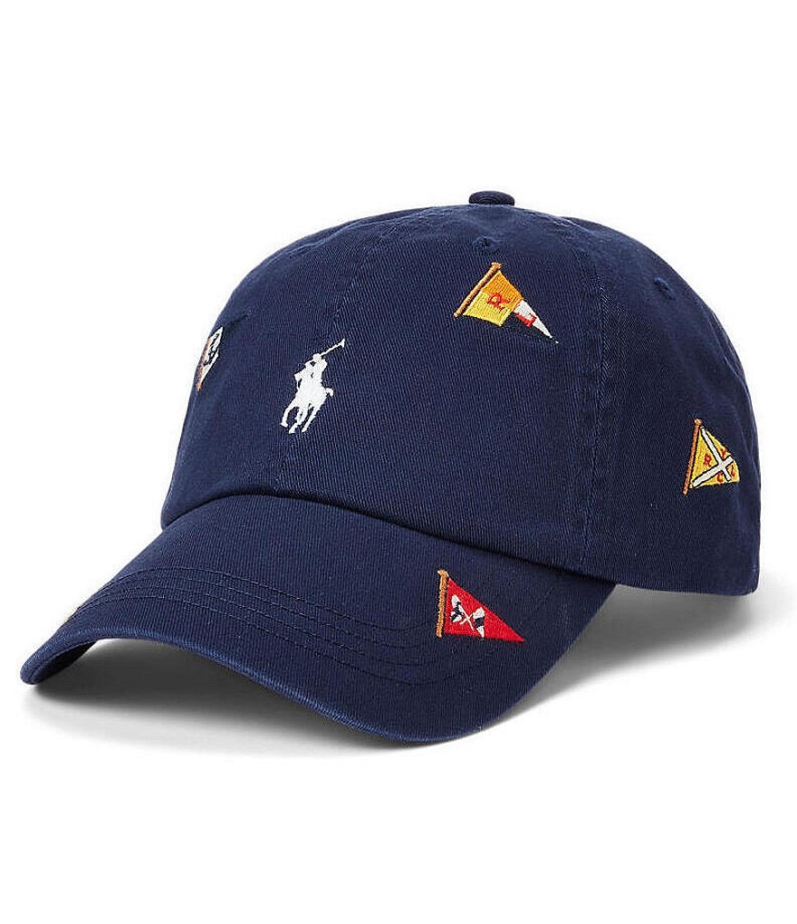 Polo Ralph Lauren Nautical Embroidered Twill Ball Cap | Dillard's