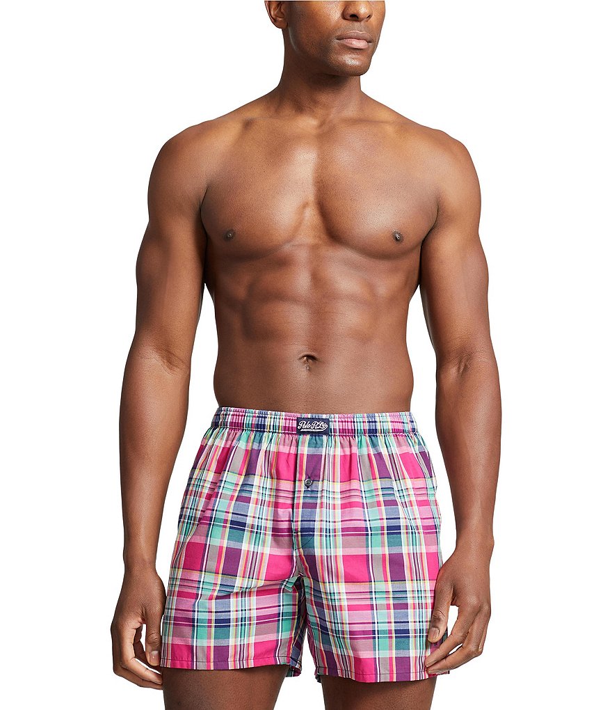 Polo Ralph Lauren Paloma Plaid Printed Boxers | Dillard's