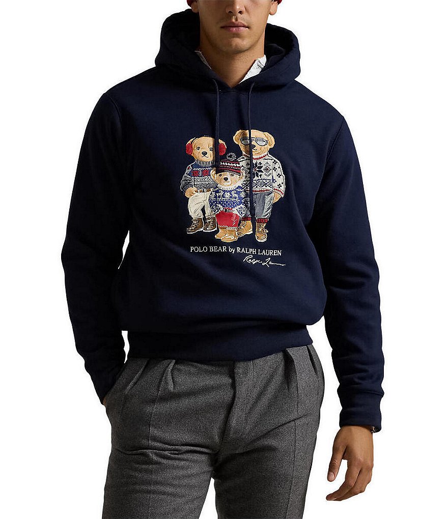 全国どこでも送料無料！ Lauren Ralph Polo Polo Dillard's | Hoodie Fleece Family Bear トップス