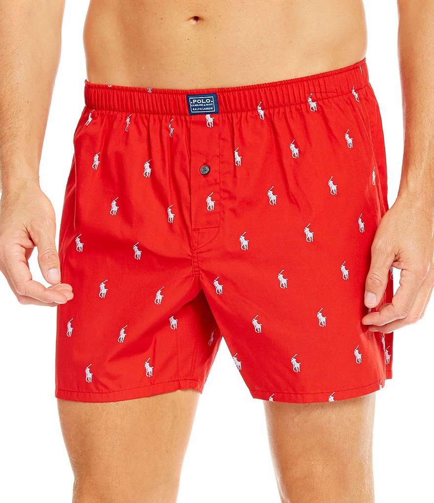 Polo Ralph Lauren Polo Player Woven Boxers | Dillard's
