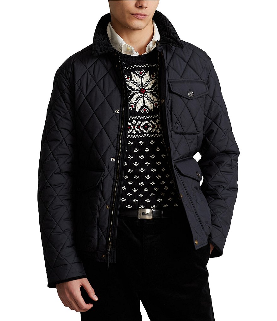 Cheap mens quilted jacket on sale