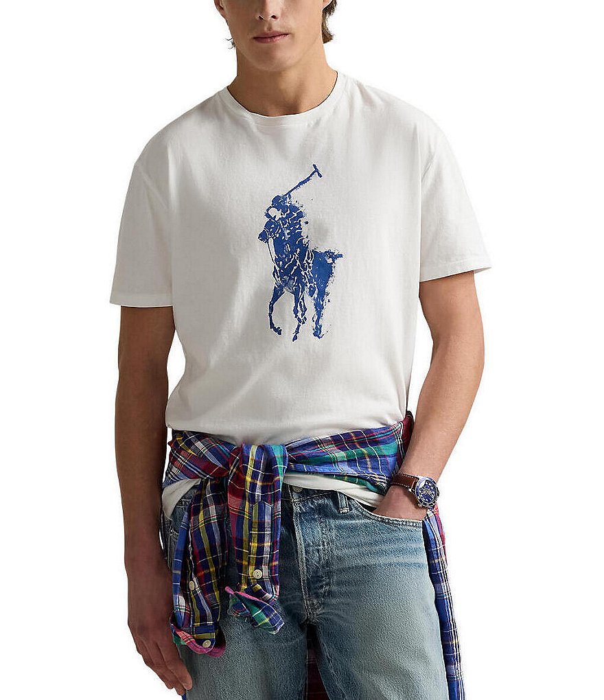 暮らしに便利なアイテム Fit Classic Sleeve Short Lauren Ralph Polo Big Graphic Pony 食器