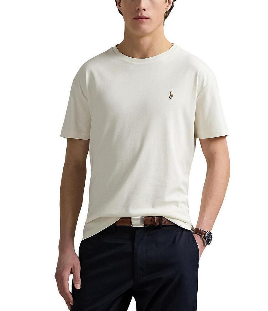 Tシャツ・カットソー POLO RALPH LAUREN Soft touch cotton t-shirt Polo Ralph Lauren Soft Cotton Short Sleeve T-Shirt | Dillard's