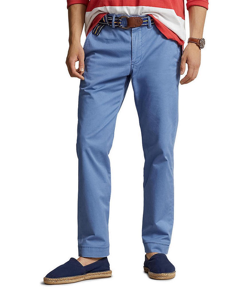 Polo Ralph Lauren Straight Fit Flat Front Stretch Twill Chino