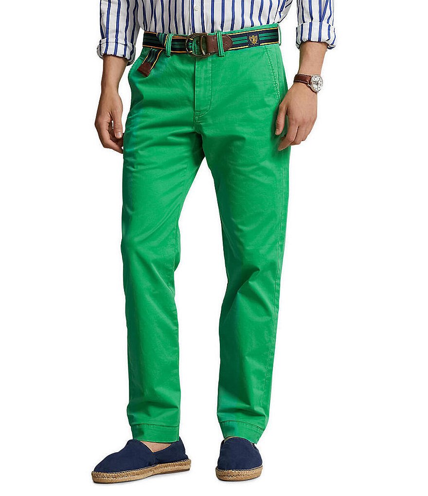 Polo Ralph Lauren Straight Fit Flat Front Stretch Twill Chino