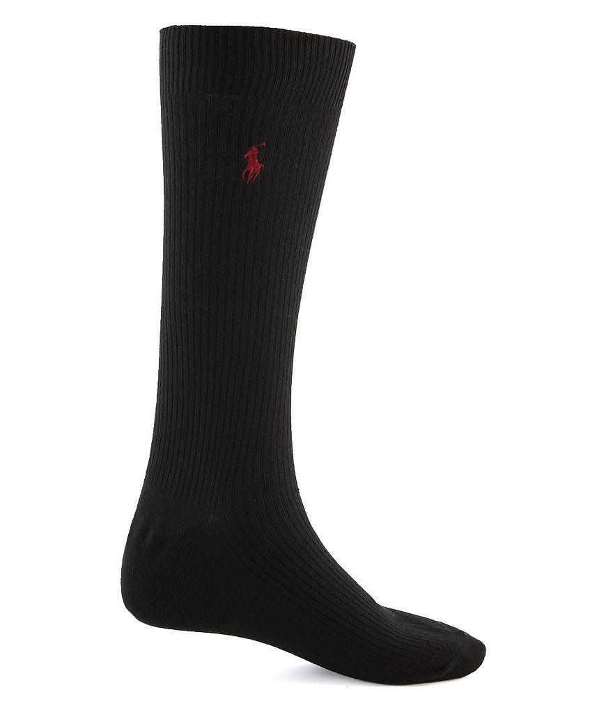 Polo Ralph Lauren Super Soft Ribbed Dress Socks | Dillard's