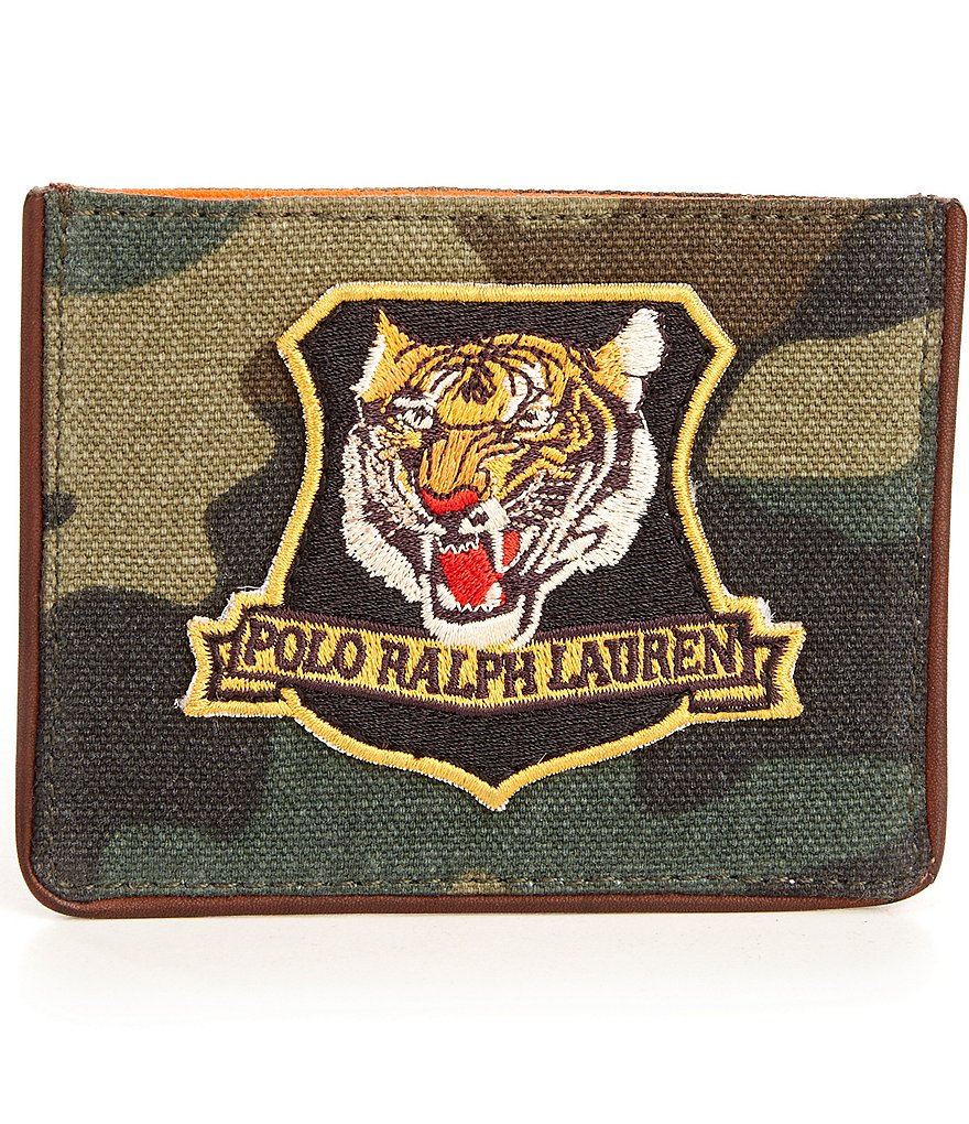 Polo Ralph Lauren Tiger-Patch Camo Canvas Waist Pack - Camo