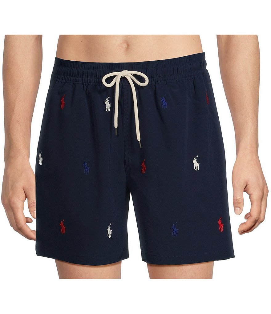 5.75-Inch Traveler Classic Swim Trunk ストライプ 5.75-Inch Traveler Classic Swim Trunk | Ralph Lauren