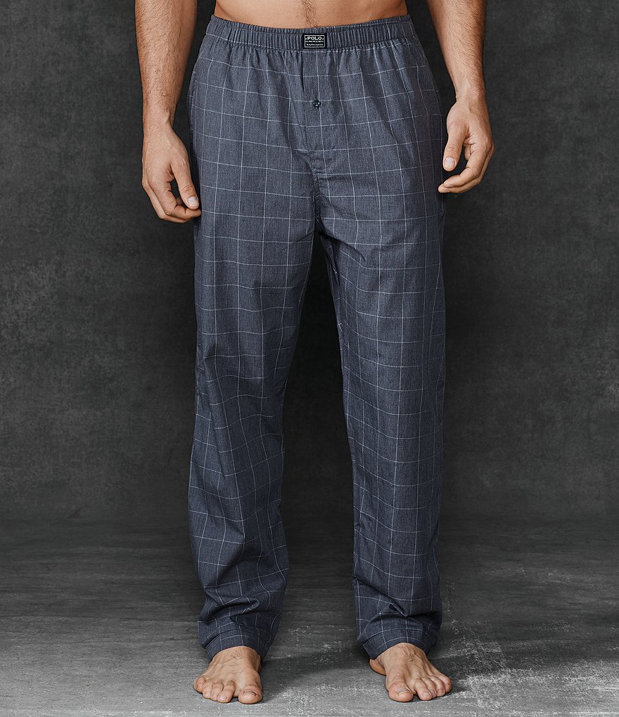 Polo Ralph Lauren Windowpane Woven Pajama Pants | Dillard's