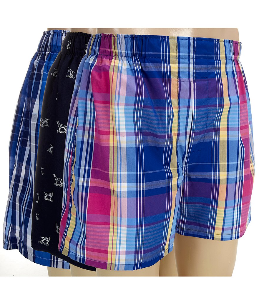 Polo Ralph Lauren Woven Boxers 3-Pack
