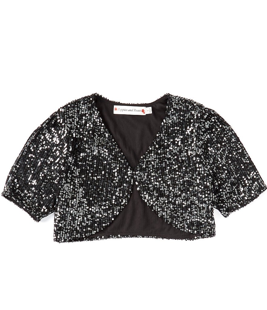 White on sale sequin shrug