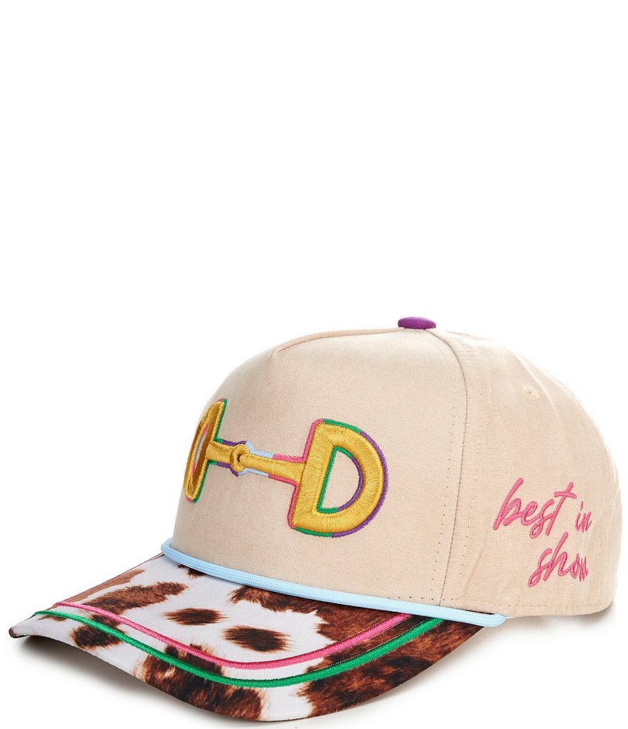 Poppy & Pine Graphic Print Horse Bit Hat