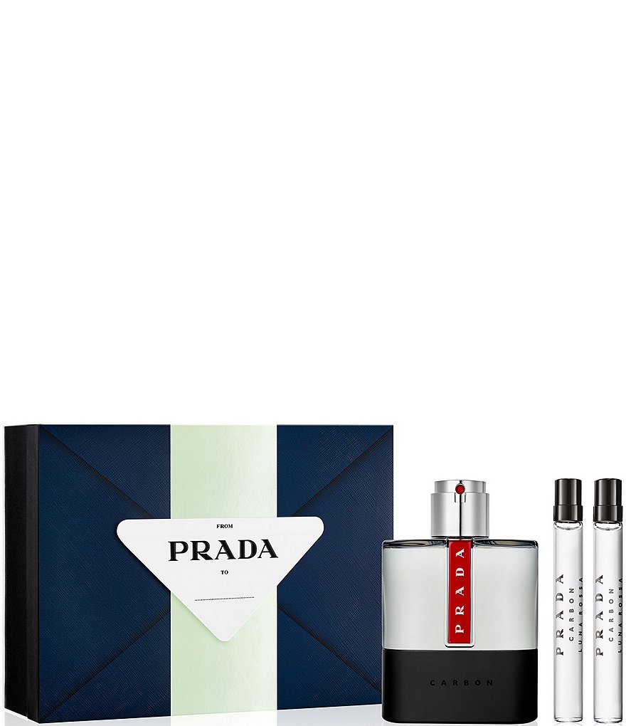 Prada Luna Rossa Carbon Eau de Toilette 3-Piece Gift Set | Dillard's