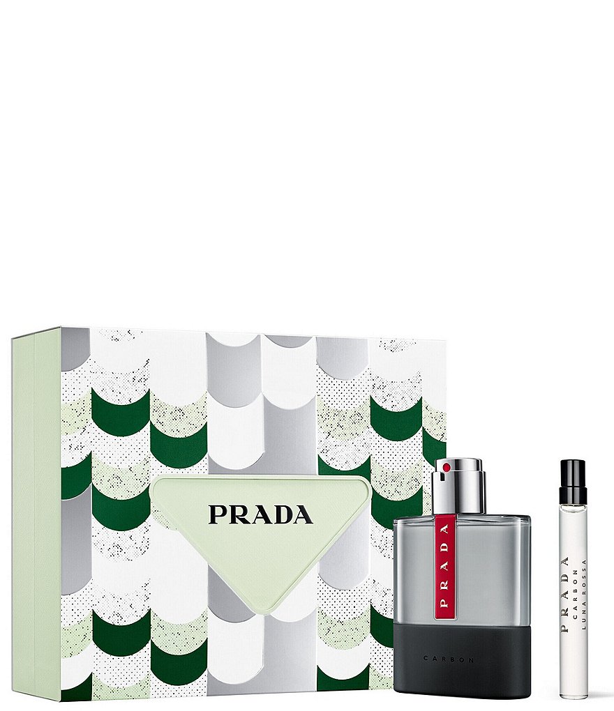 PRADA オーガンメンタッド スキンセット Prada Men's Luna Rossa Carbon Eau de Toilette 2-Piece Gift Set