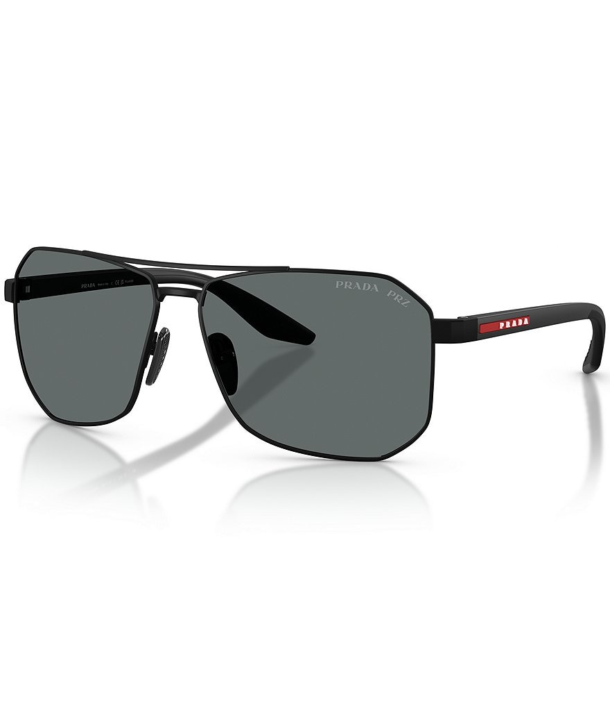 Prada Men's PS A53S 62mm Polarized Pilot Sunglasses | Dillard's