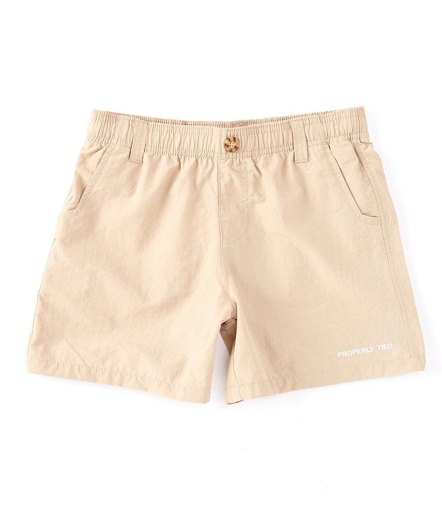 Properly Tied Little Boys 2T-7 Mallard Pull-On Shorts | Dillard's