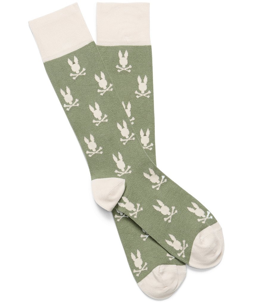 Psycho Bunny All Over Bunny Dress Socks | Dillard's