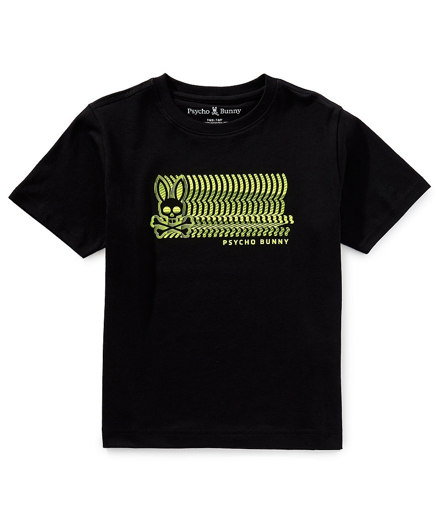 Psycho Bunny Big Boys 7-20 Short Sleeve Arvo Sport T-Shirt
