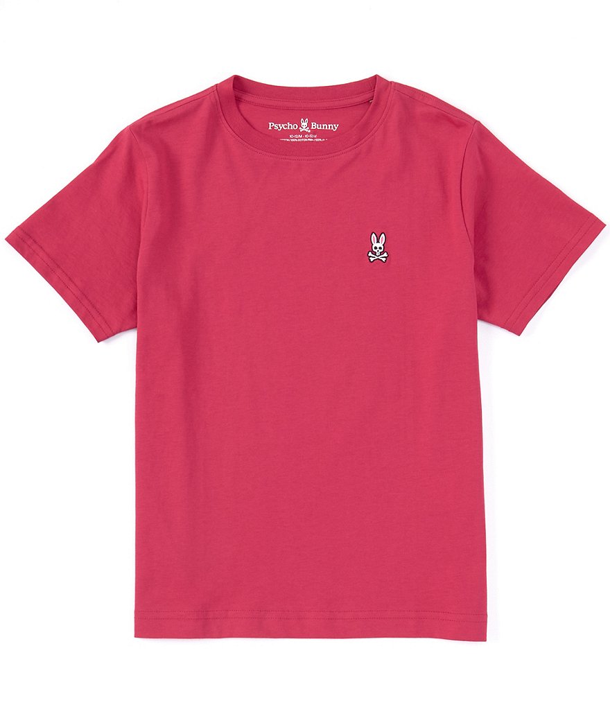 Psycho Bunny Little/Big Boys 5-20 Short Sleeve Apple Valley Sweater-Stitch  T-Shirt