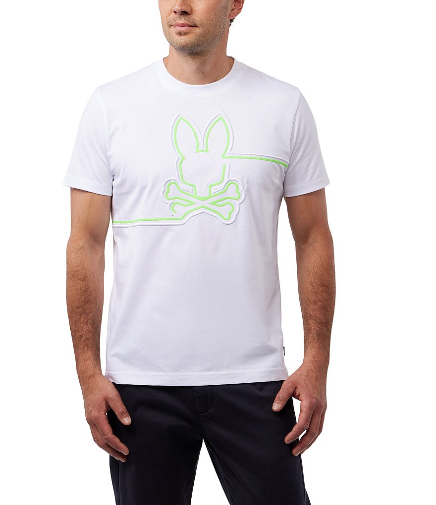Psycho Bunny Kids' Pisani Embroidered Graphic Tee