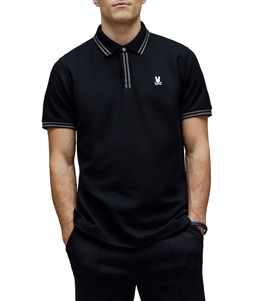 Psycho Bunny Dax Pique Short Sleeve Polo Shirt | Dillard's