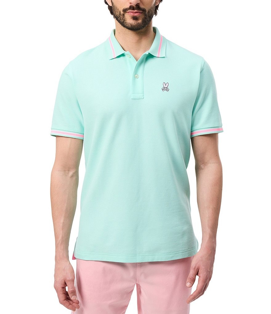 Psycho Bunny Irving Pique Short Sleeve Polo Shirt | Dillard's